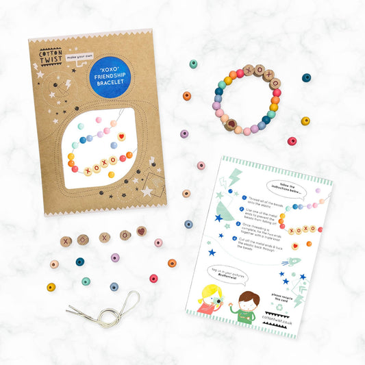 XOXO Friendship Bracelet Kit - homesewn