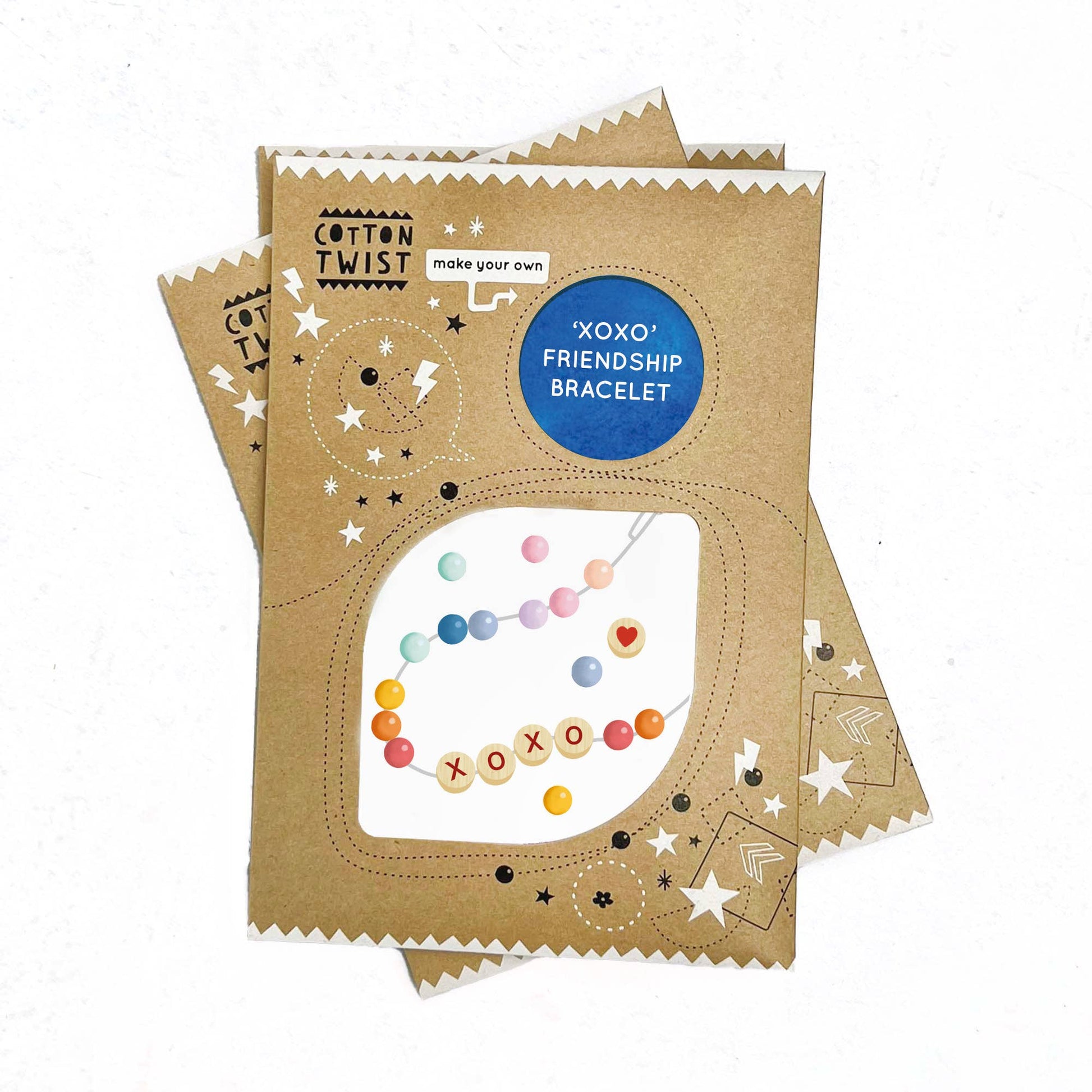 XOXO Friendship Bracelet Kit - homesewn