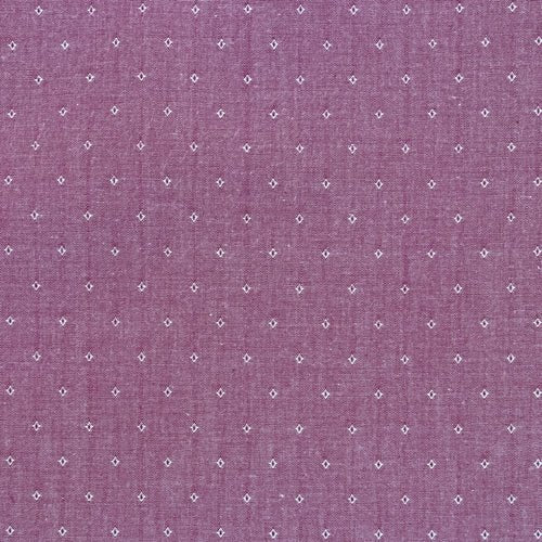 Yarn Dyed Dots in Sweet Pea by Suzy Quilts - 58" wide - homesewn