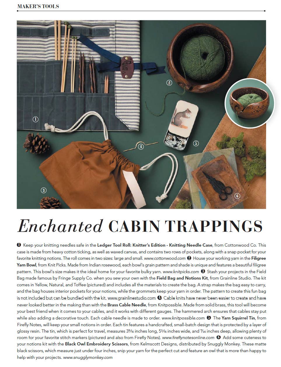 Yarn Squirrel tin - homesewn