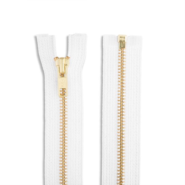 YKK 5 Brass Jacket Zipper - 18" Length - homesewn