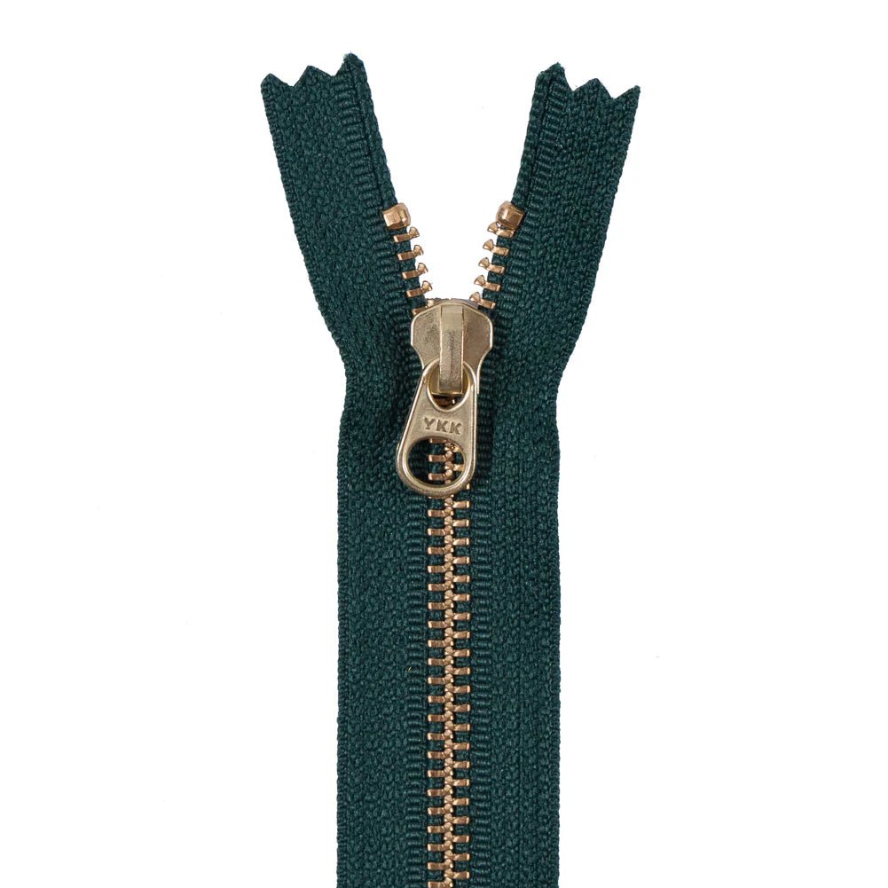 YKK Zipper 4.5 METAL Non - Separating - homesewn