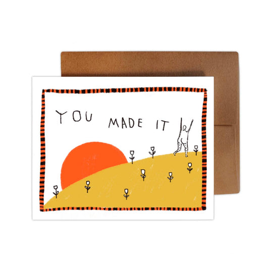 YOU MADE IT Greeting Card - homesewn