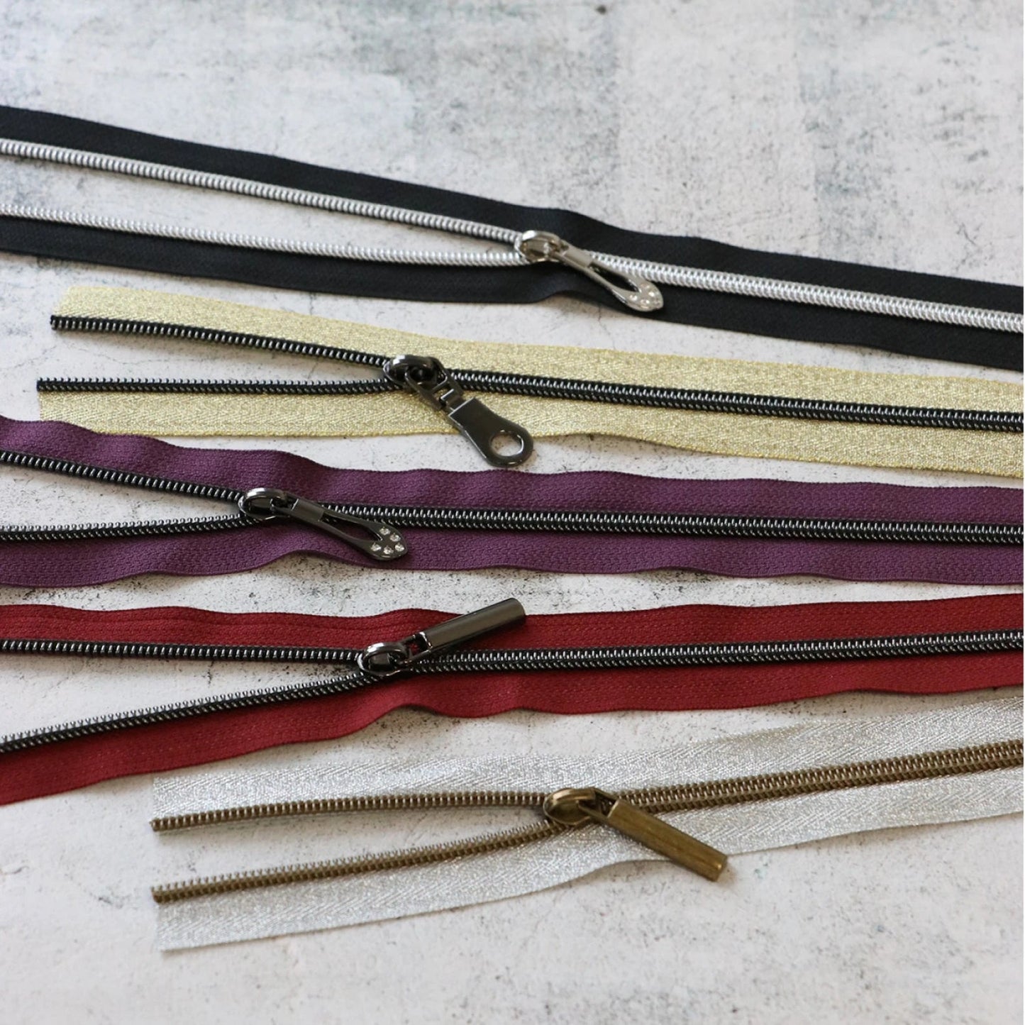 Zipper by the Yard - Zipper Tape Bundle - homesewn