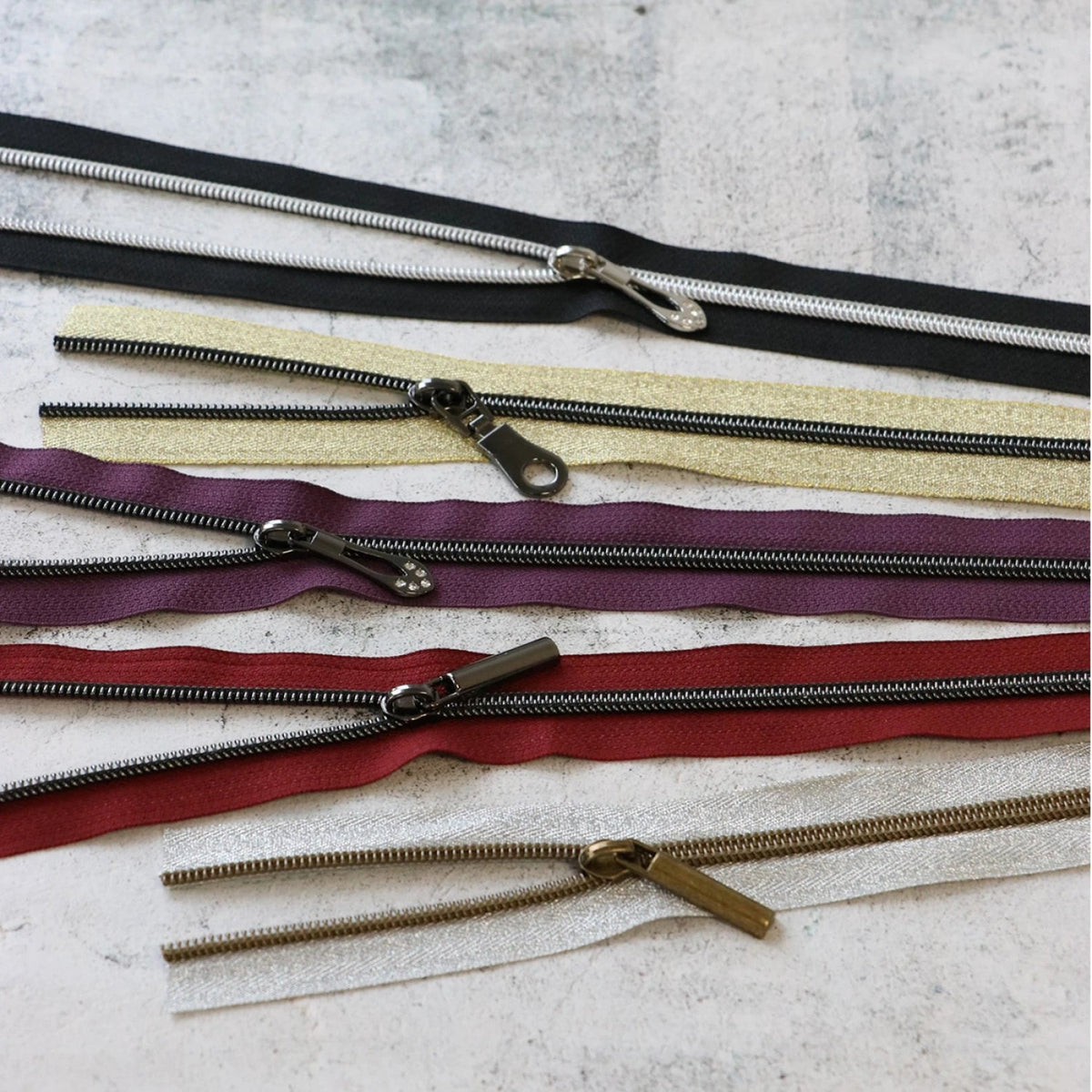 Zipper by the Yard - Zipper Tape Bundle - homesewn