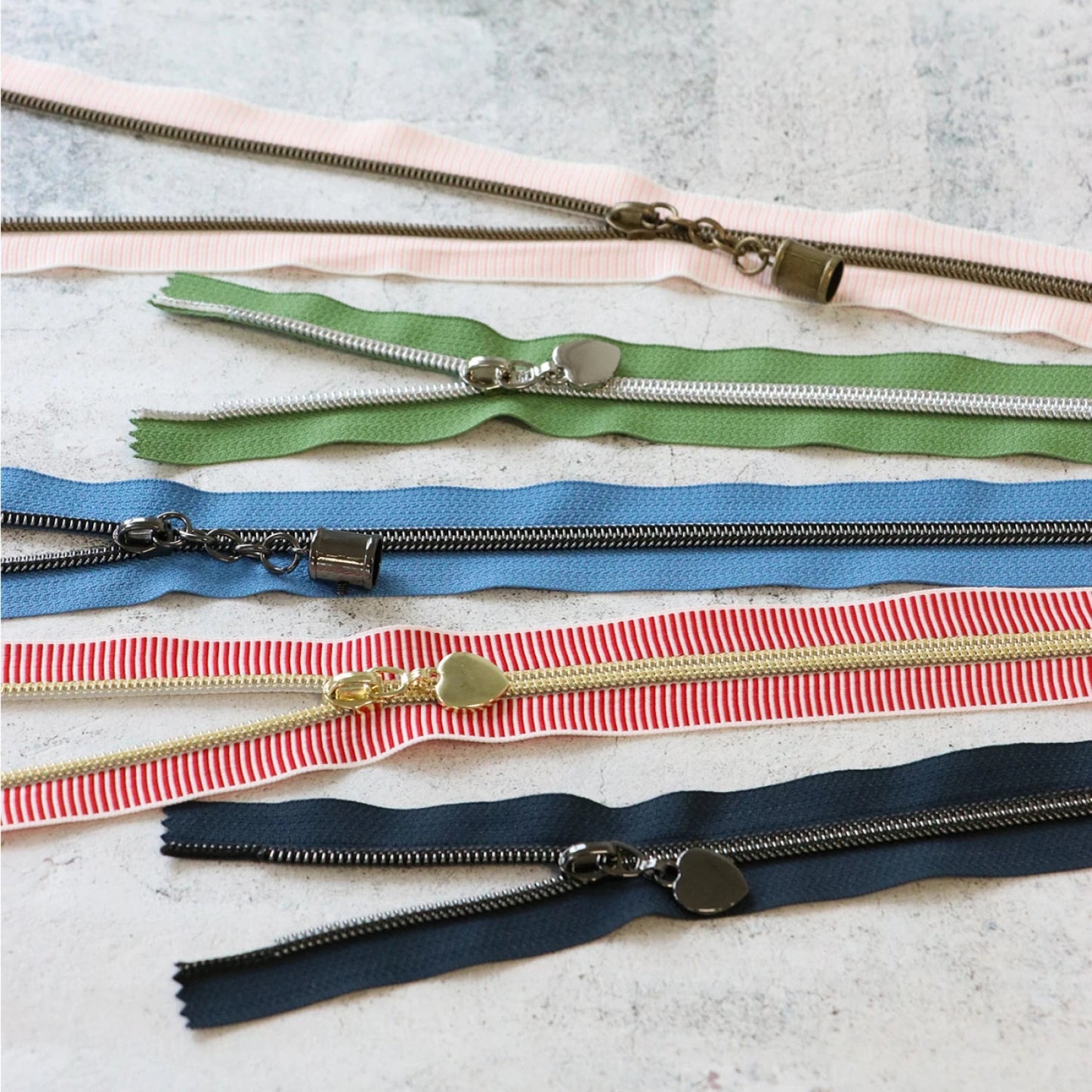 Zipper by the Yard - Zipper Tape Bundle - homesewn