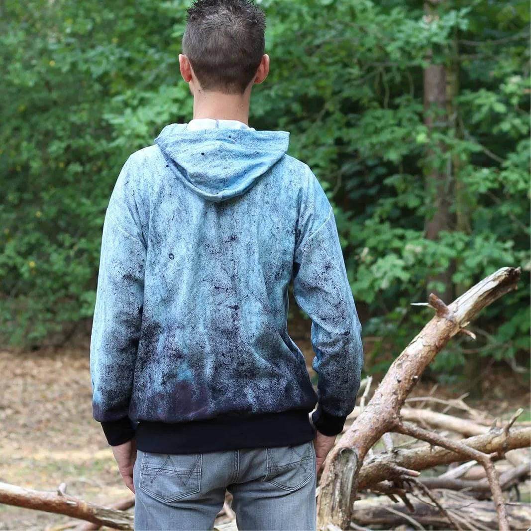 Zipper Hoodie Sewing Pattern - Unisex PDF DOWNLOAD - homesewn
