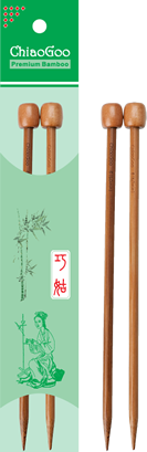 9" Single Pointed Needles - Dark Bamboo - homesewn