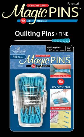 Magic Pins Quilting Fine .5mm 50pc - homesewn