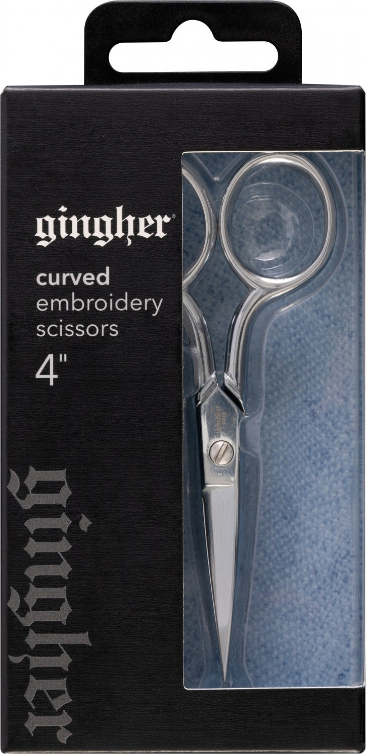4in Curved Embroidery Scissors - homesewn