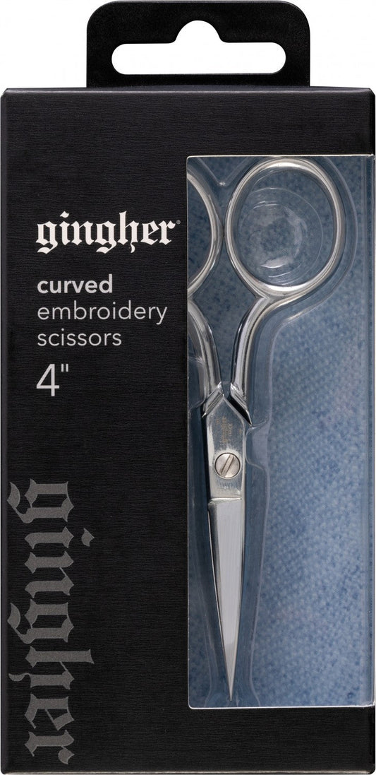 4in Curved Embroidery Scissors - homesewn