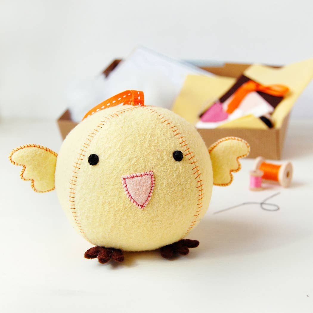 Make Your Own Chick Felt Craft Kit - homesewn