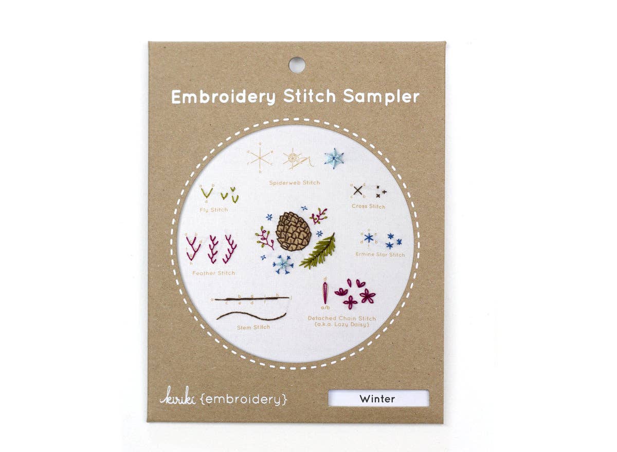 Winter Embroidery Kit - homesewn