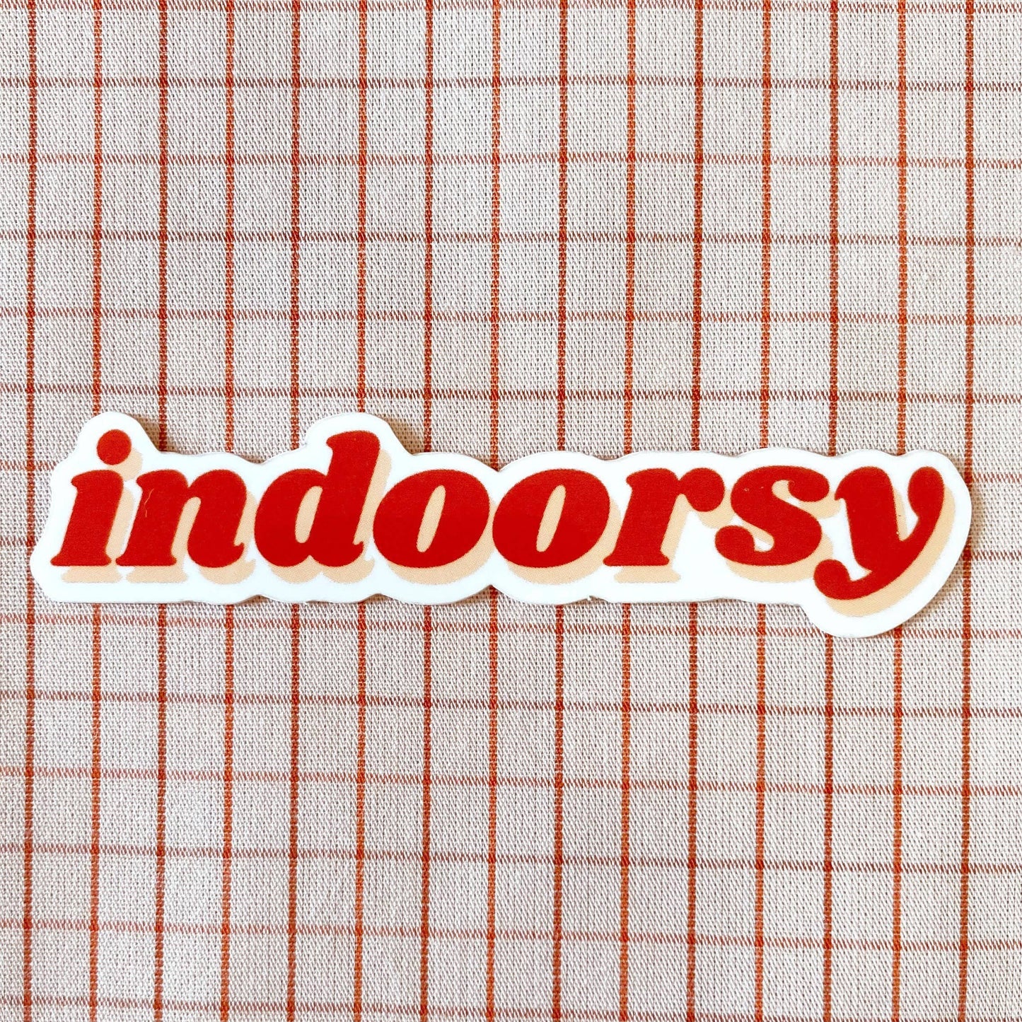 Indoorsy Vinyl Sticker - homesewn