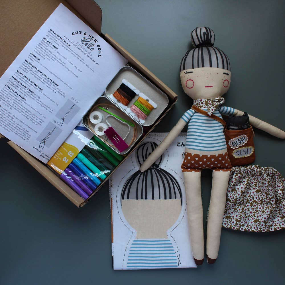 Mochi Doll DIY kit - homesewn