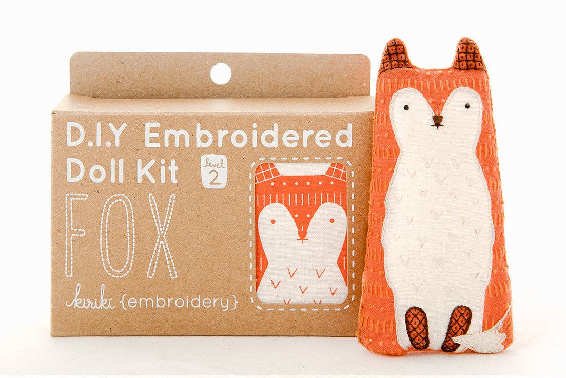 Fox - Embroidery Kit - homesewn