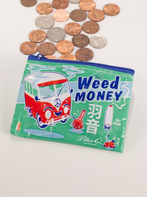 Weed Money Coin Purse - homesewn
