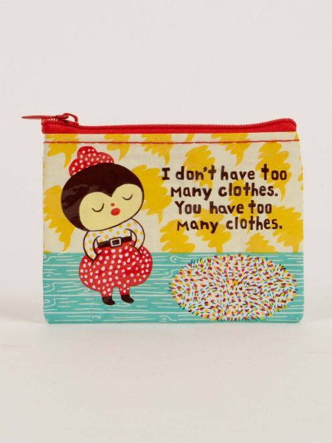 Too Many Clothes Coin Purse - homesewn