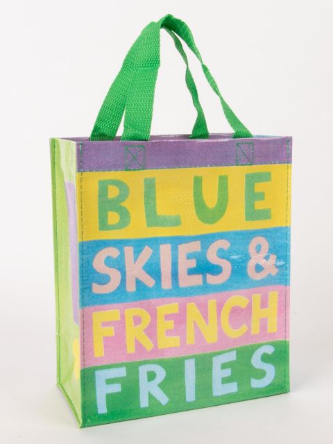 Blue Skies French Fries Handy Tote - homesewn
