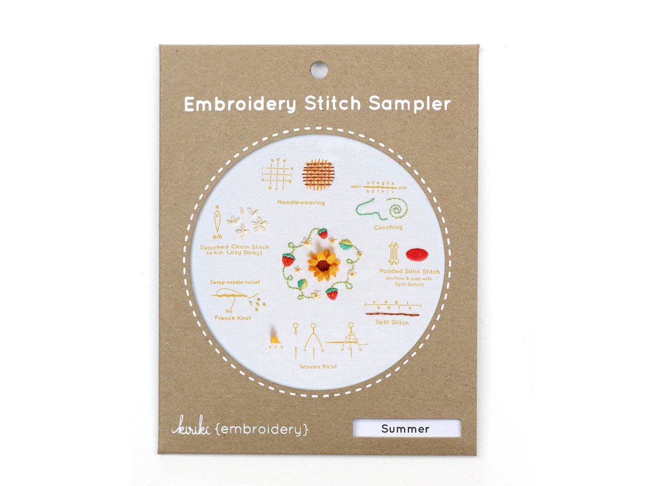 Summer Embroidery Kit - homesewn