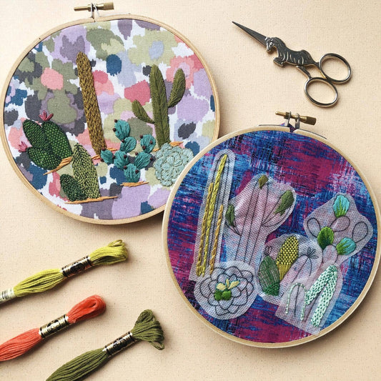 Cactus Embroidery Patterns - homesewn