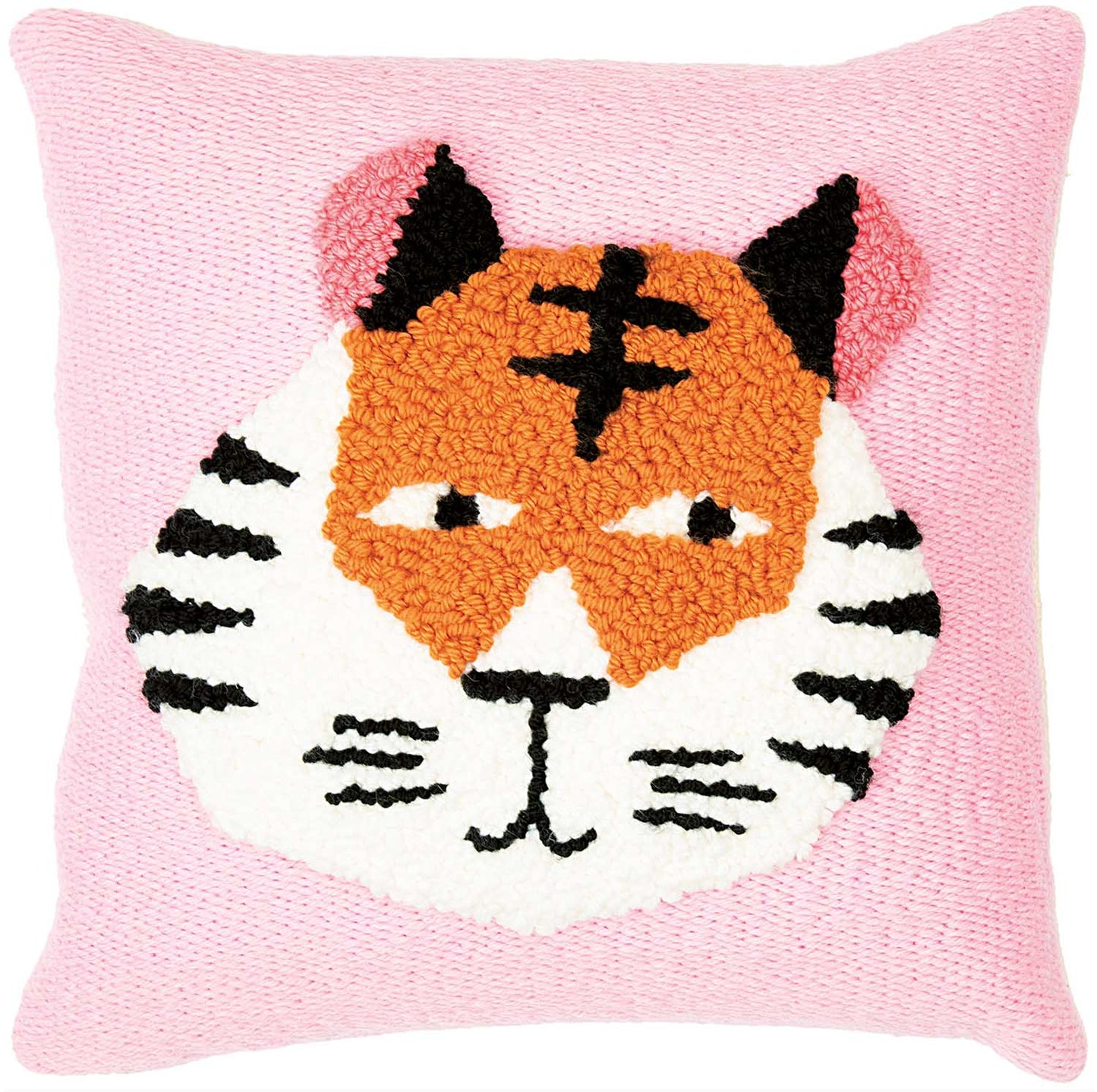 Tiger Pillow Punch Needle Kit - homesewn