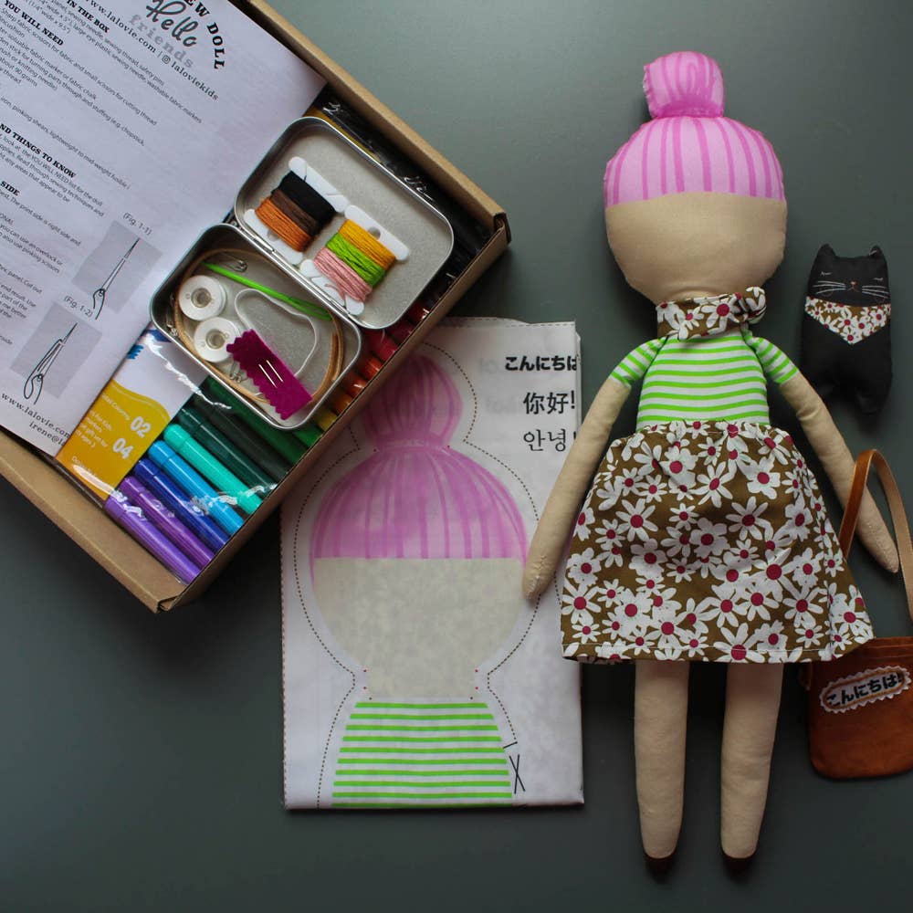 Candy Doll DIY kit - homesewn