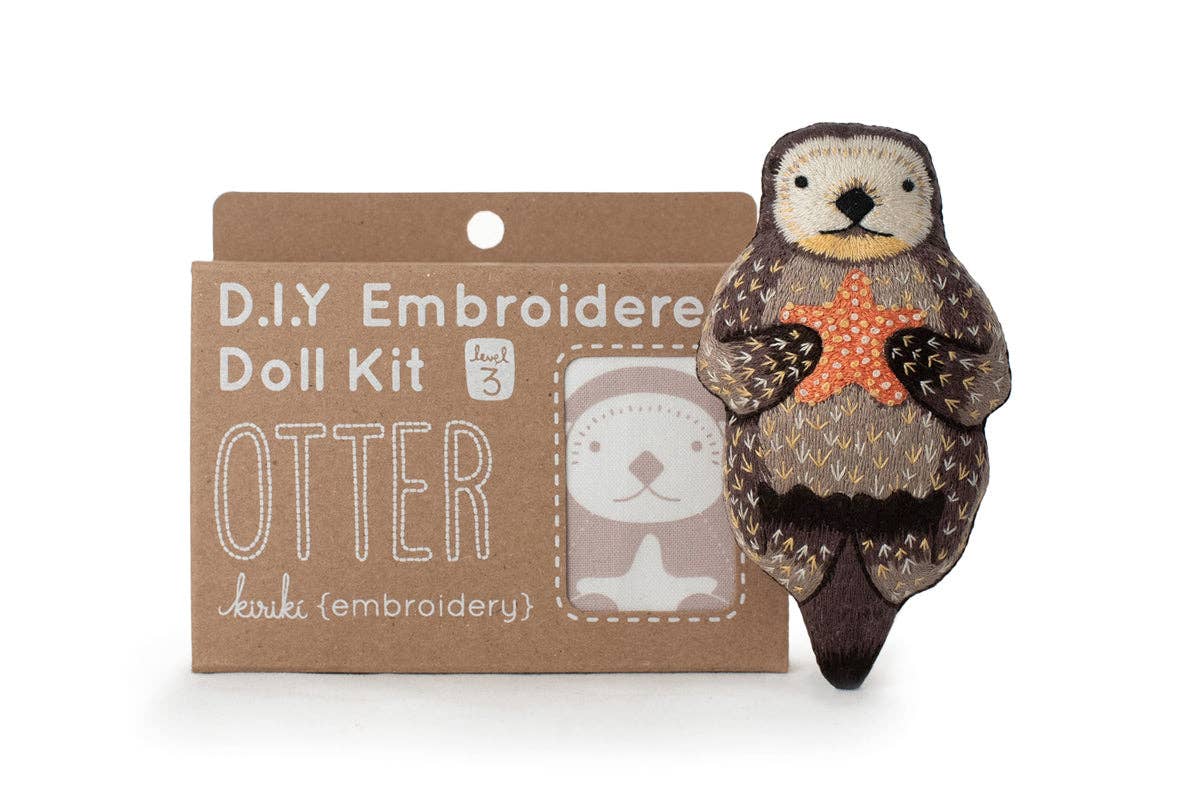 Otter - Embroidery Kit - homesewn