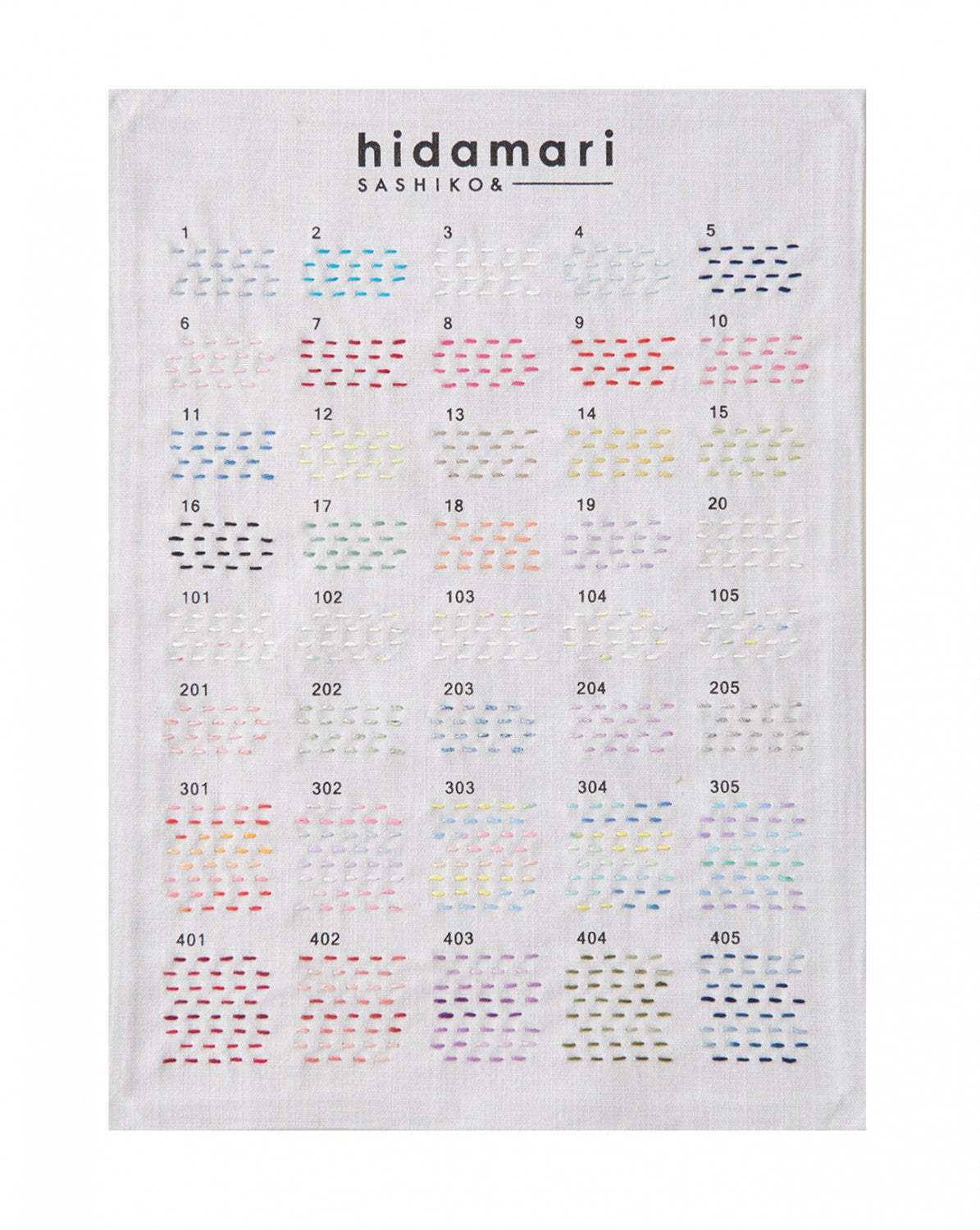 Hidamari Sashiko Solid Thread - homesewn
