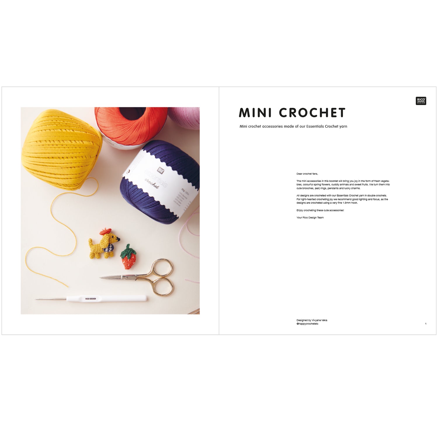 Mini Crochet Tiny Heartbreakers Book - homesewn