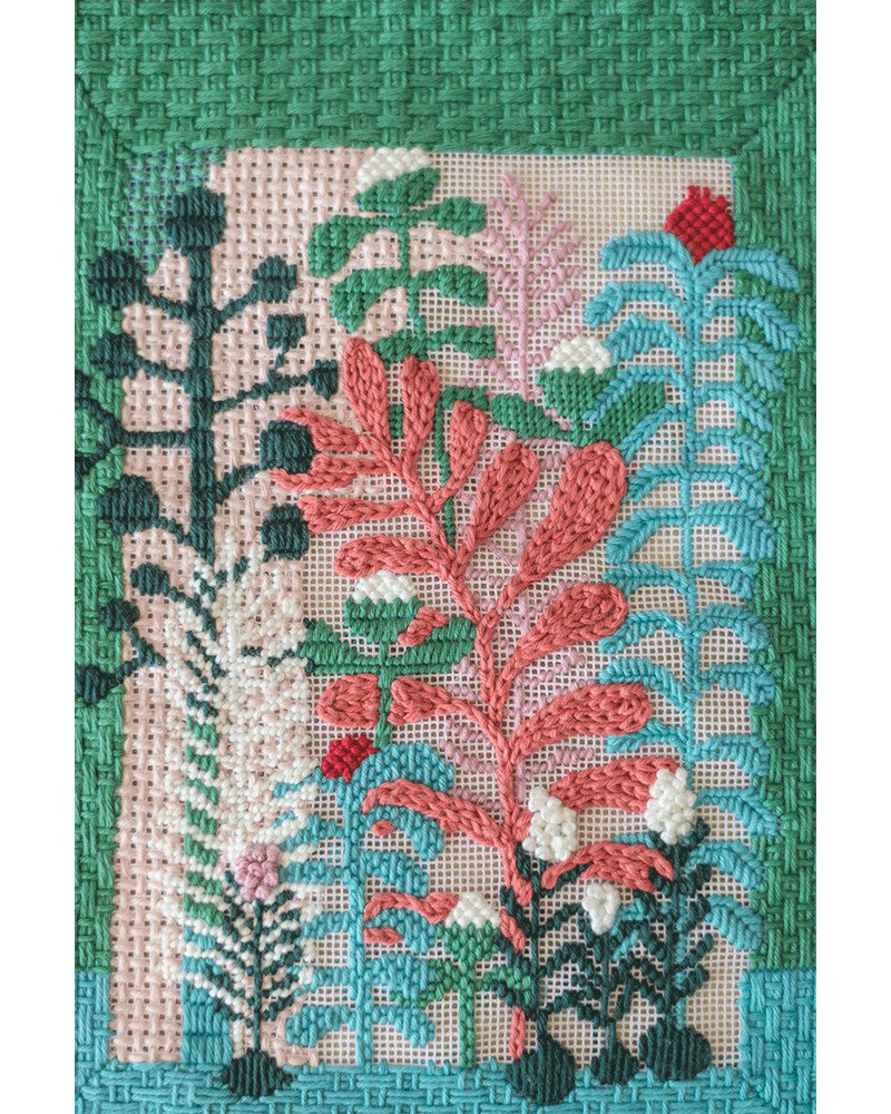 Building Thousand Flowers Needlepoint Kit | Embroidery - homesewn