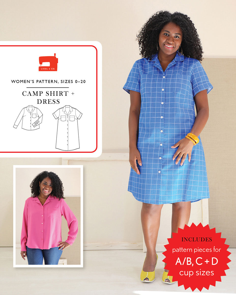 Camp Shirt + Dress Pattern - homesewn