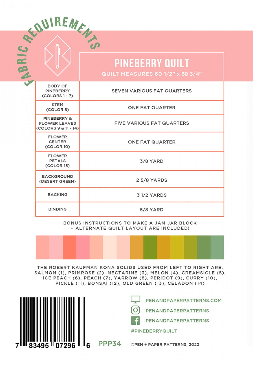 Pineberry Quilt - homesewn
