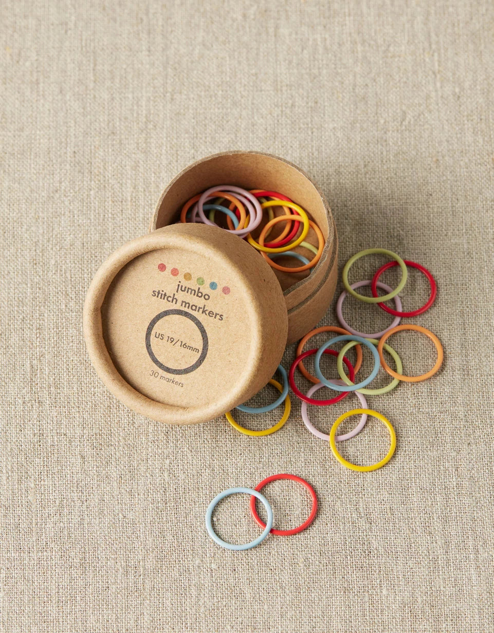 Colorful Ring Stitch Markers - Jumbo - homesewn