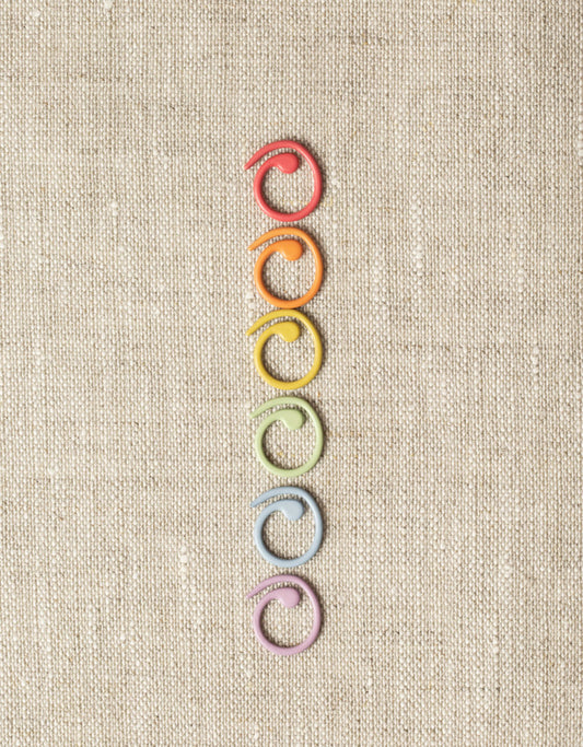 Split Ring Stitch Markers - Colorful - homesewn