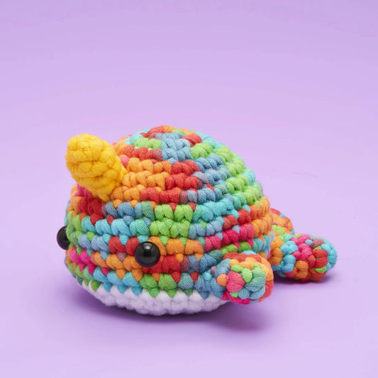 Rainbow Narwhal Beginner Crochet Kit