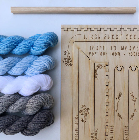 DIY Tapestry Weaving Kit - Cloud - homesewn