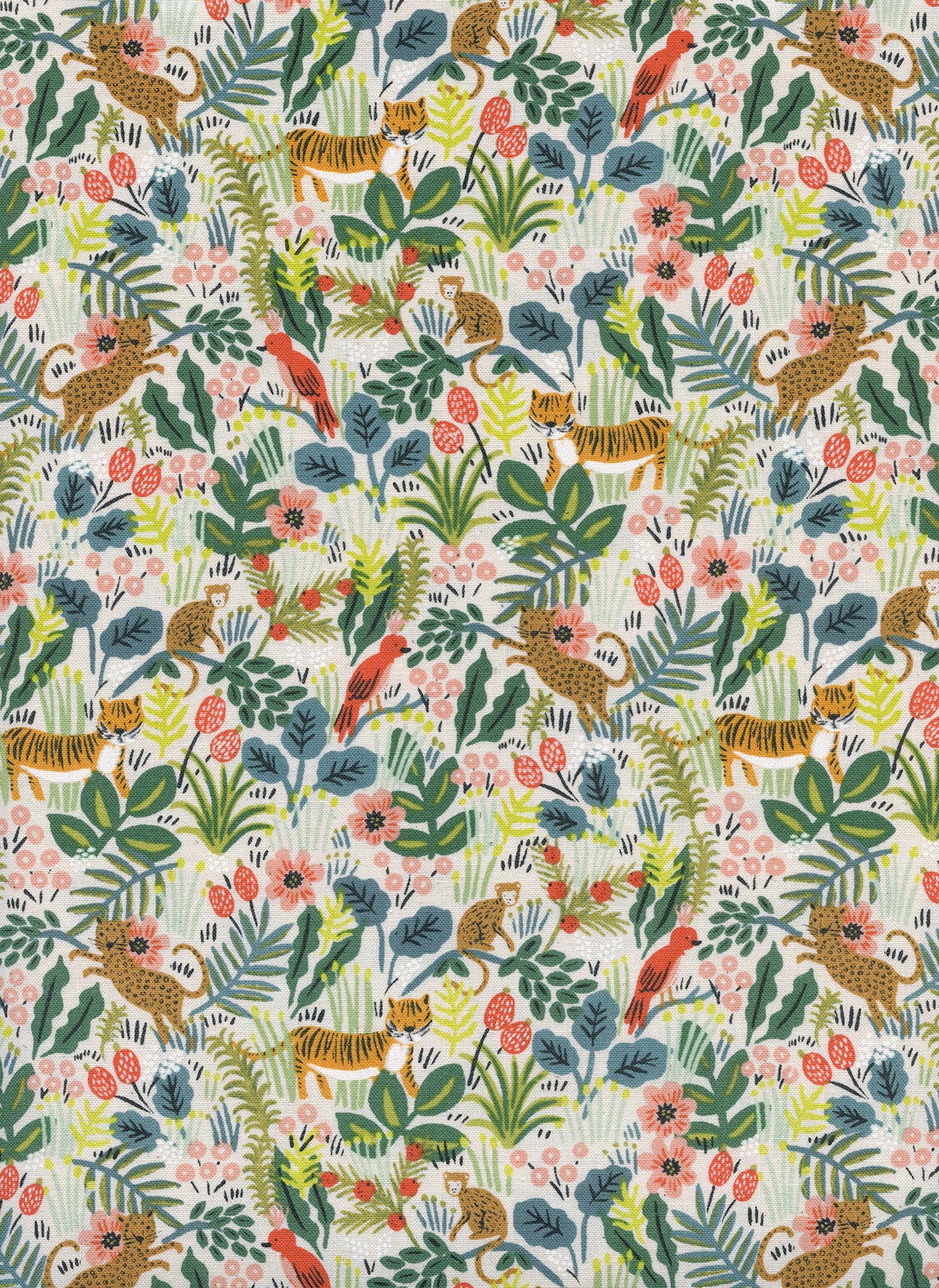 Jungle - Natural - Rifle Paper Co. Menagerie - homesewn