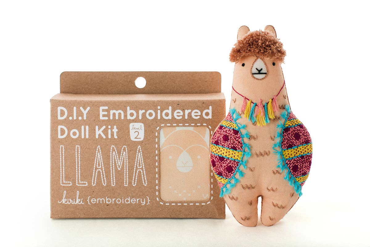 Llama - Embroidery Kit - homesewn