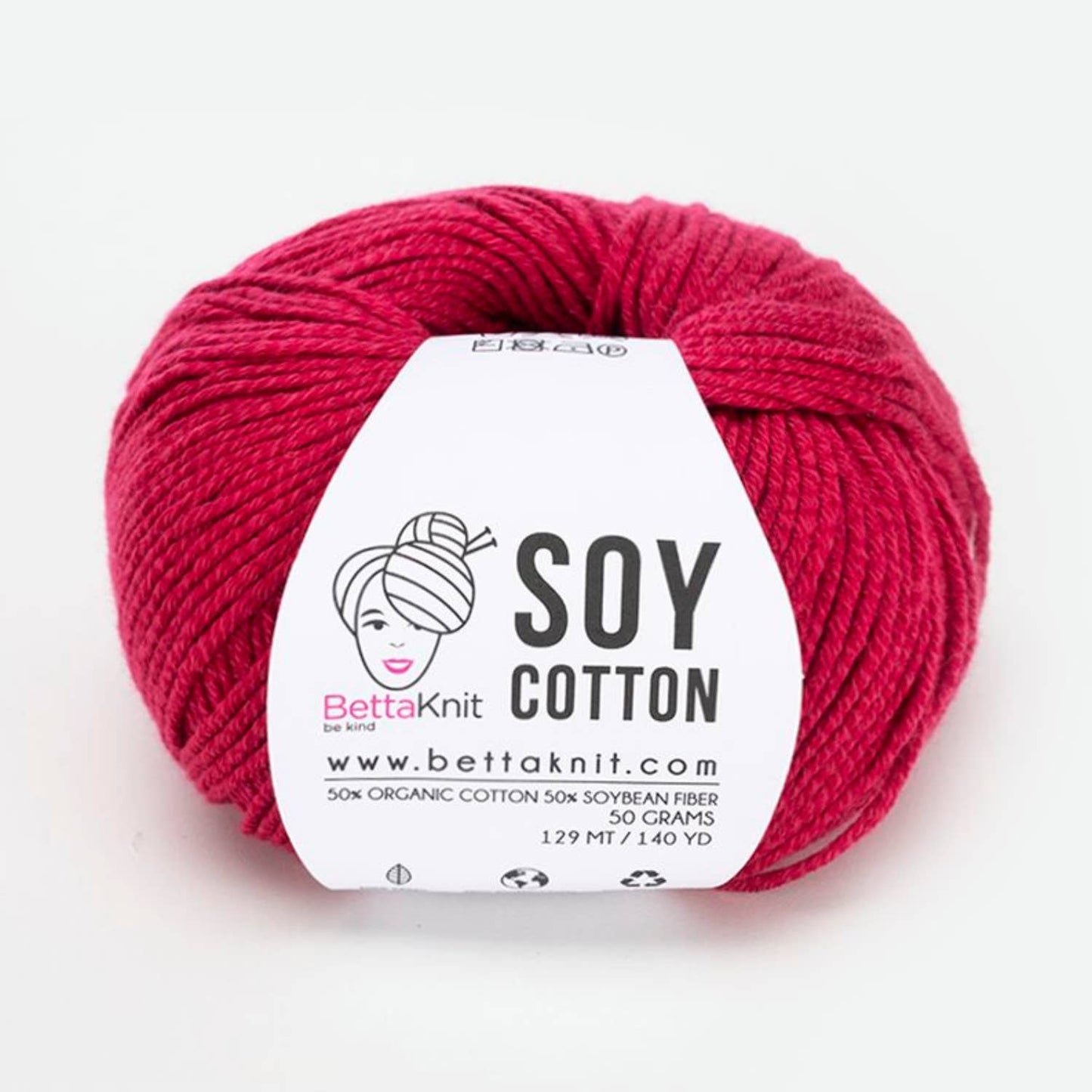 Soy Cotton - Cherry - homesewn