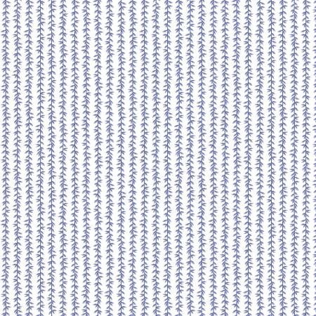 Rifle Paper Co. Strawberry Fields - Laurel Stripe Periwinkle RP405PE4 - 1/4 Yard Increments or Fat Quarter - homesewn