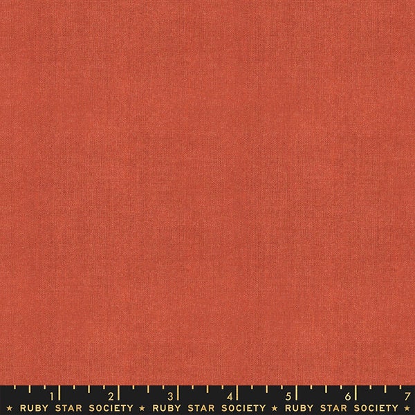 Warp & Weft Wovens - Cross Weave in Persimmon - RS4015 13 Ruby Star Society RSS Woven Quilting fabric 600 - homesewn