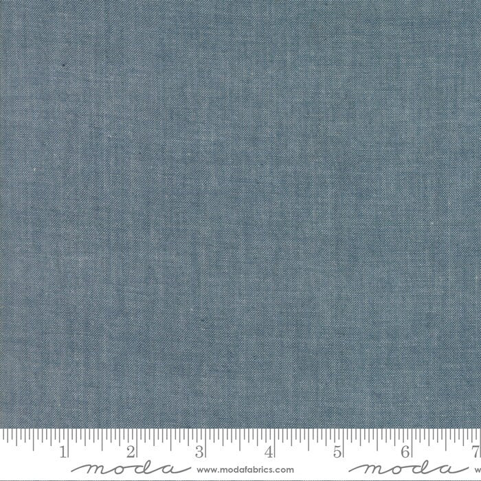 Textured Chambray - Grey Blue - 12051 12 - homesewn