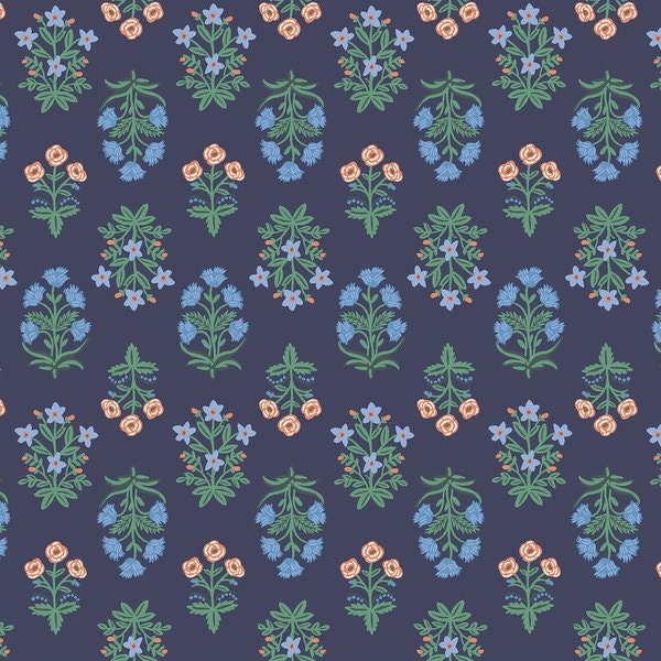Menagerie Mugal - Navy - Rifle Paper Co. Camont - homesewn