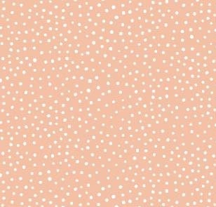 Happiest Dots - Summer Coral - Coral - homesewn