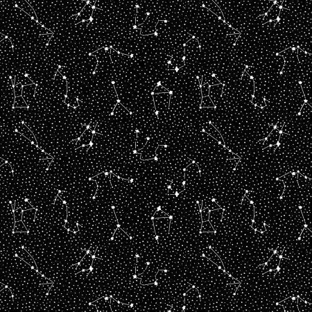 Cosmic Sea - Galaxy - Black fabric - homesewn