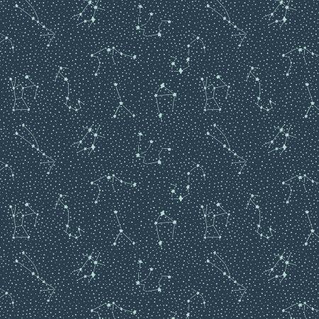 Cosmic Sea - Galaxy - Dark Sky fabric - homesewn