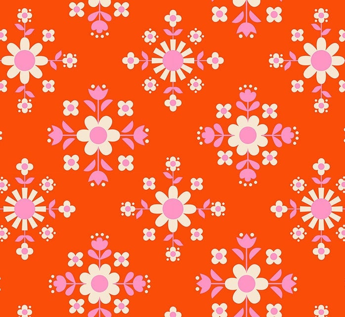 Florametry - Orange - Darlings 2 - homesewn
