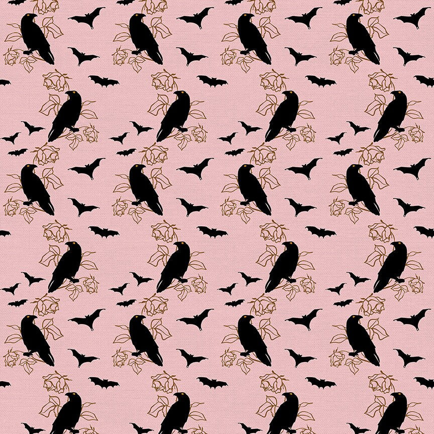 Crows - Pink - Drop Dead Gorgeous - homesewn