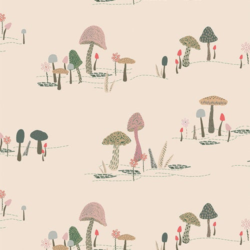 Forest Stroll - Pink - All is Well - homesewn